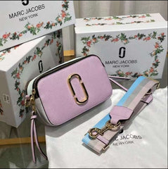 Marc Jacobs The Snap Shot Camera Sling Bag With Dust Bag & OG Box (996 Purple)