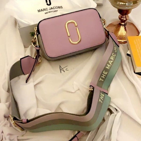 Marc Jacobs The Snap Shot Camera Sling Bag With Dust Bag & OG Box (996 Purple)