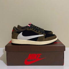 Travis Scott X Air Jordan 1 Low Mocha Semi UA