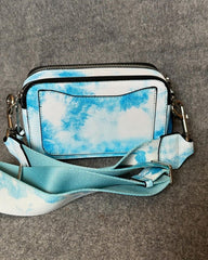 Marc Jacobs The Snap Shot Camera Sling Bag With Dust Bag & OG Box (996 Cha E Ran Tie Dye Blue