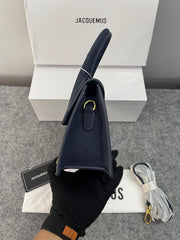 Jacquemus Chiquito Green Suede With Sling Strap OG Box & Dust Bag (6829-1 Frosted Navy Blue)