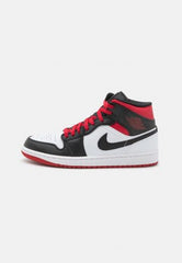 Air Jordan 1 Mid Gym Red Black Semi Ua Quality