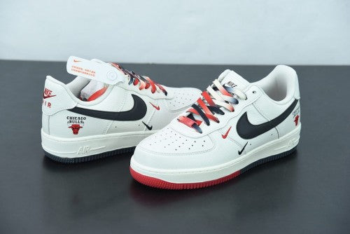 Nike Air Force 1 Low Chicago Bulls White Red Black