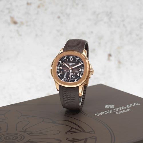 Patek Philippe Aquanaut 5146 Rose Gold Brown GMT