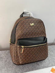 Michael Kors MK Rhea Backpack With Dust Bag (Coffee-Black-22086)