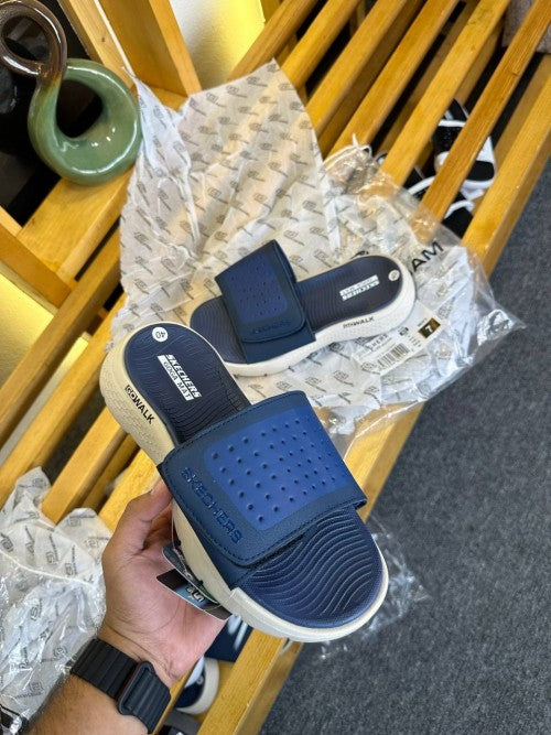 Skechers Slide Navy Blue