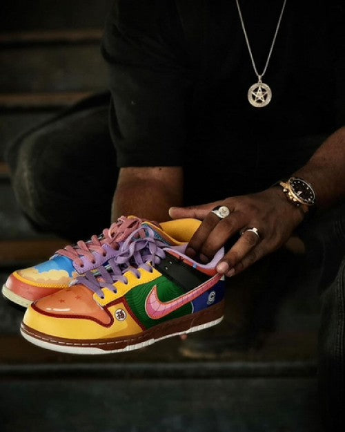 NikeSB Dunk Low Dragon Ball Z DBZ With Original Box Extra Laces