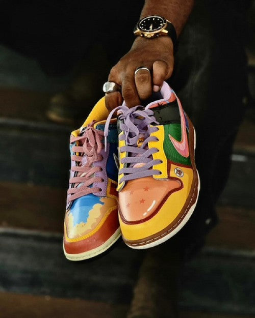 NikeSB Dunk Low Dragon Ball Z DBZ With Original Box Extra Laces