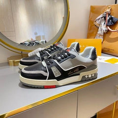 Louis Vuitton Trainer Sneaker Grey Black