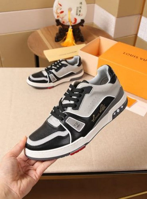 Louis Vuitton Trainer Sneaker Grey Black