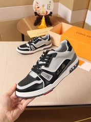 Louis Vuitton Trainer Sneaker Grey Black