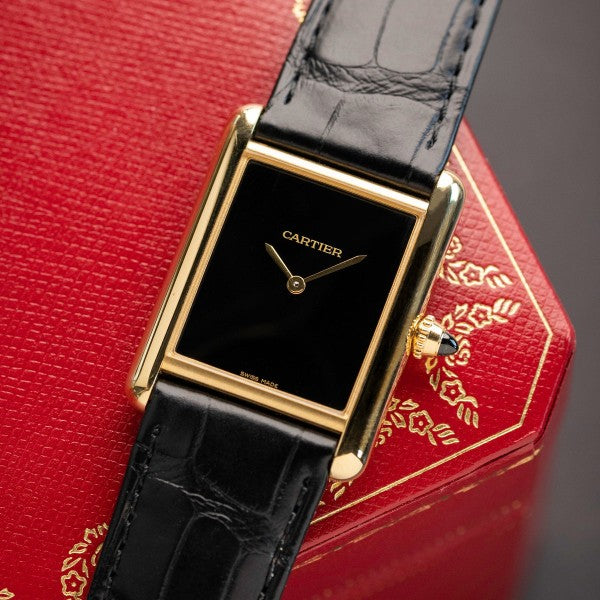 Cartier Tank Must Premiums Black-Gold