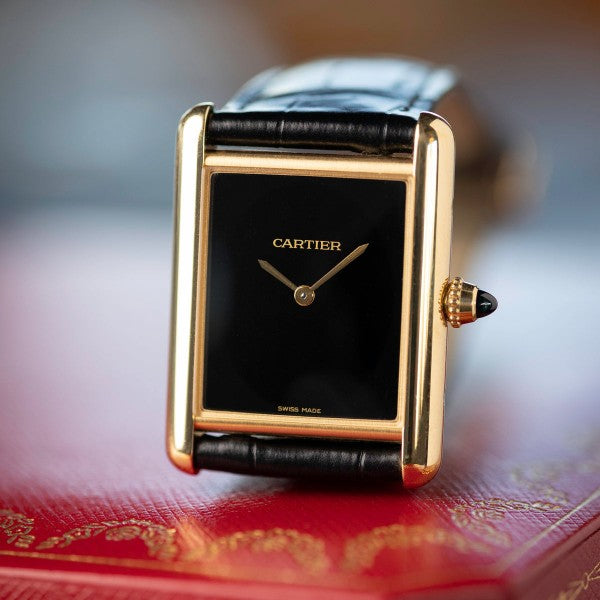 Cartier Tank Must Premiums Black-Gold