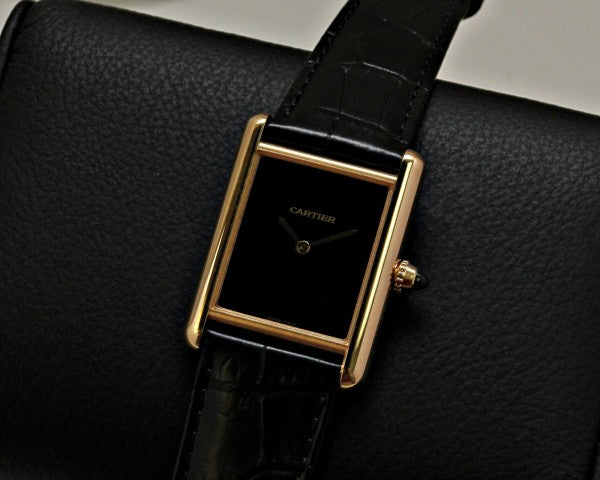 Cartier Tank Must Premiums Black-Gold