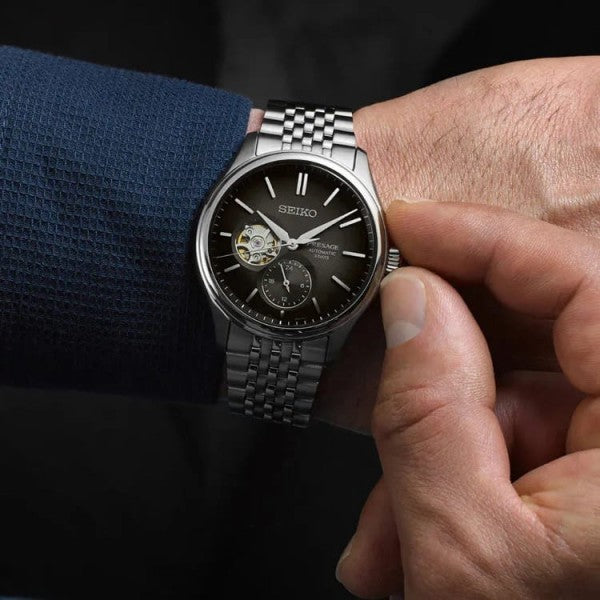 Seiko Presage SPB471  Automatic  Silver Black