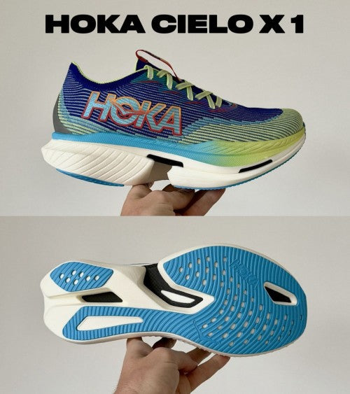 Hoka Cielo X1 Cerise Solar Flare