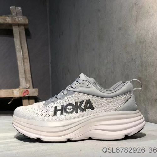 hoka bondi 8 grey Fix