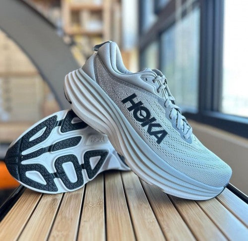 hoka bondi 8 grey Fix