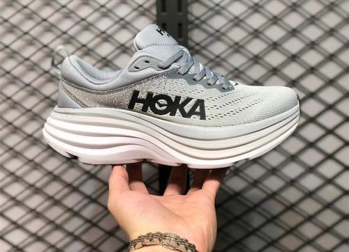 hoka bondi 8 grey Fix