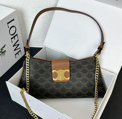 Celine Sling Shoulder Bag With Original Box Packing (Brown)