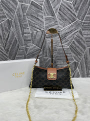 Celine Sling Shoulder Bag With Original Box Packing (Brown)