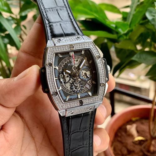 Hublot Spirit Of Big Bang King Diamond Edition Silver