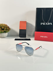 Prada 132 Silver Blue