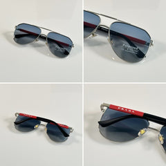 Prada 132 Silver Blue