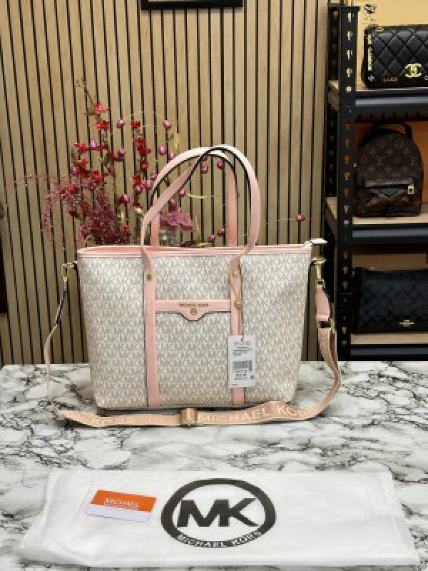 Michael Kors Tote Bag Hombro With Brand Dust Bag (Beige Pink 23011)