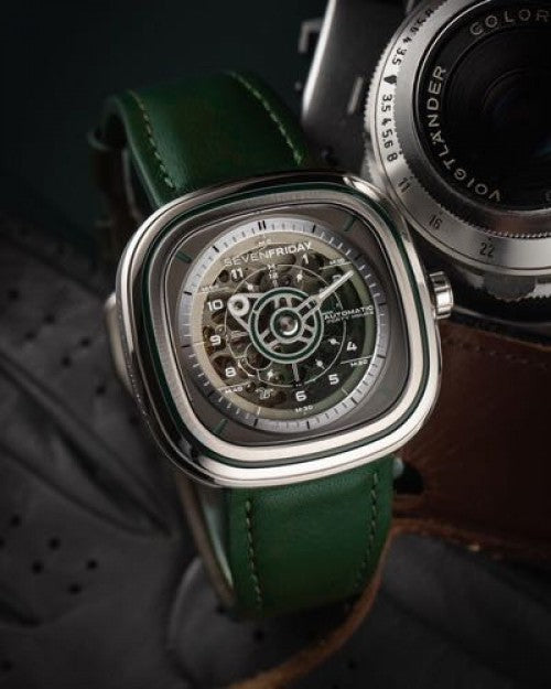 Sevenfriday T Series Green T1 06 Premium Automatic Comes With Extra Strap