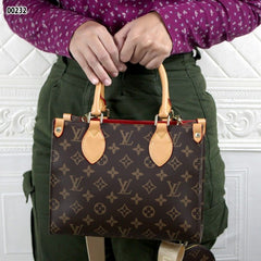 LV On The Go Pochette Premium Quality With OG Double Magnetic Box & Dust Bag - Coin Pouch (SL - 187)