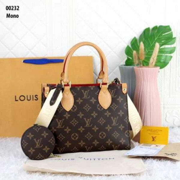 LV On The Go Pochette Premium Quality With OG Double Magnetic Box & Dust Bag - Coin Pouch (SL - 187)