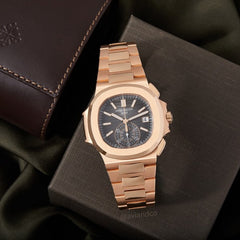 Patek Philippe Nautilus 5980 1R Automatic Rose Gold