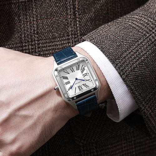 CARTIER SANTOS DUMONT BLUE STRAP