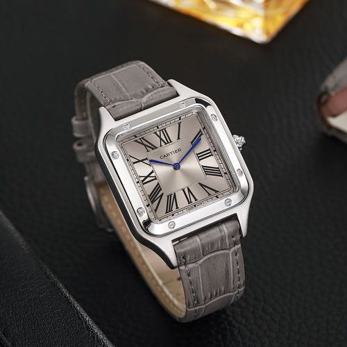 CARTIER SANTOS DUMONT GRAY STRAP