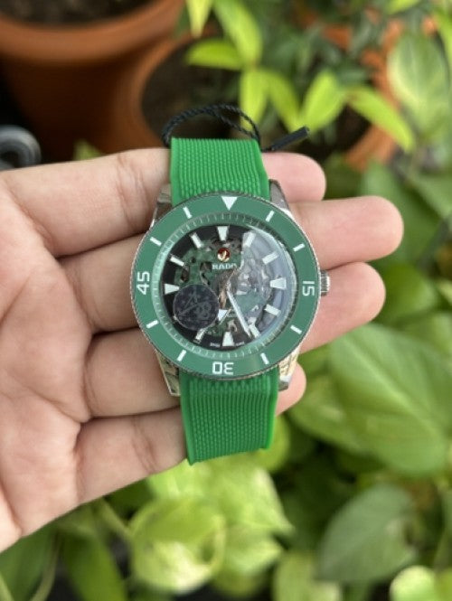 RADO CAPTAIN COOK SKELETON SPECIAL EDITION GREEN