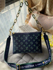 LV Coussin Bag With OG Box & Dust Bag (Navy Green - 896)