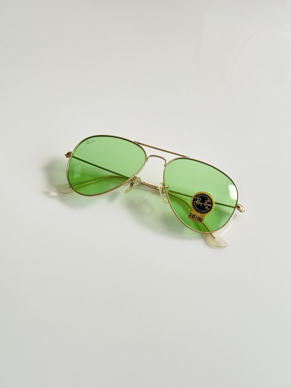 Rayban Aviator Gold Green