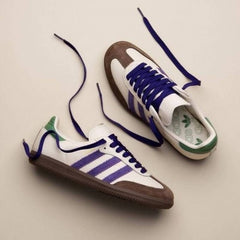 Adidaass Originals SAMBA OG OFF WHITE PURPLE GREEN