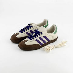 Adidaass Originals SAMBA OG OFF WHITE PURPLE GREEN