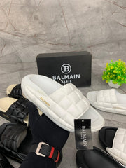 BALMAIN WHITE SLIDE