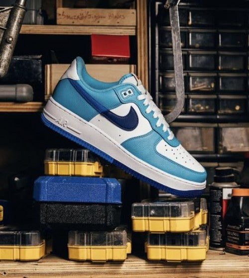 NIKE AIRFORCE 1 SPLIT LIGHT PHOTO BLUE