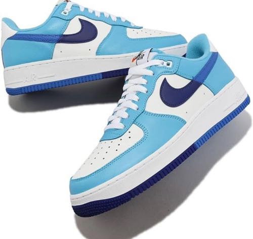 NIKE AIRFORCE 1 SPLIT LIGHT PHOTO BLUE