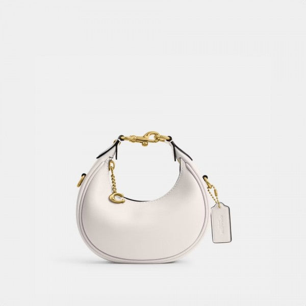 Coach Mini Jonie  White Crossbody Bag With OG Box & Dust Bag White