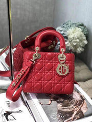 Dior Lady My ABC Elite Quality With OG Box & Dus Bag  & scarf WIth Star Charm (Red-295)