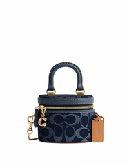 Coach Trail Crossbody 12 In Signature Denim With OG Box Dust Bag Tag