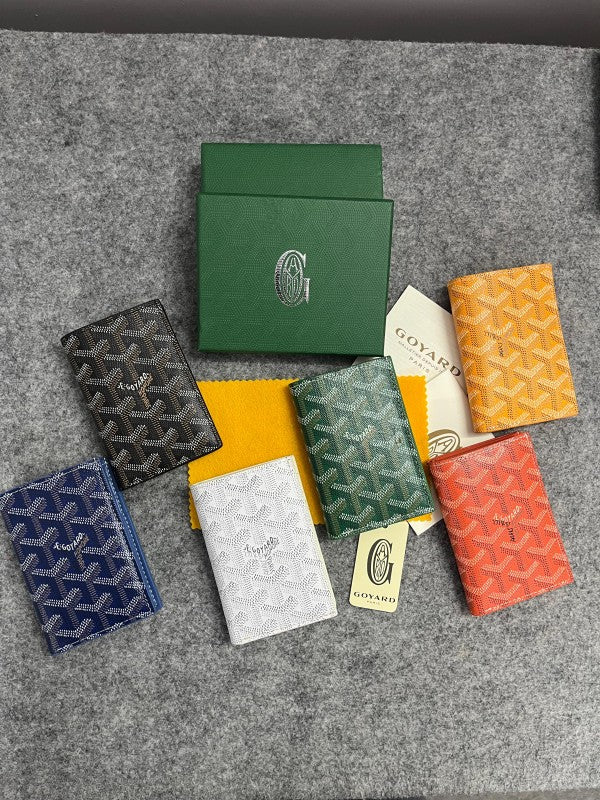 Goyard Saint Pierre Wallet Blue With OG Box High Quality