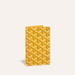 Goyard Grenelle Passport Holder Cover With OG Box & Dust Bag (804 Yellow)