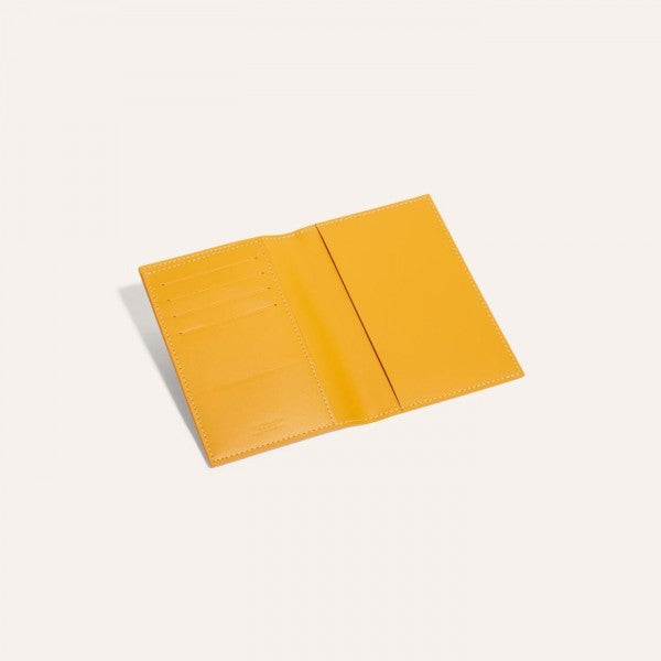 Goyard Grenelle Passport Holder Cover With OG Box & Dust Bag (804 Yellow)