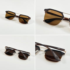 Rayban 04 Gold Mate Brown